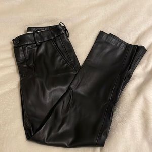 Zara leather pants